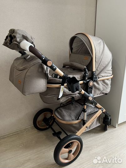 Коляска 3 в 1 новая luxmom