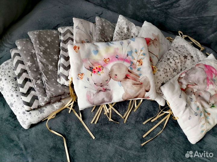 Бортики в кроватку