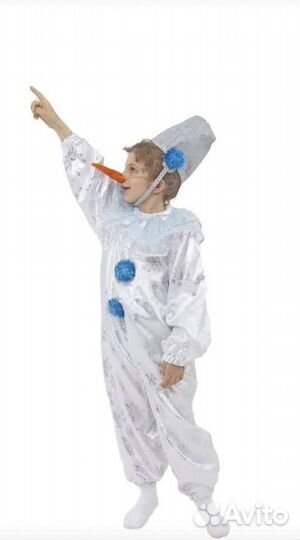 Костюм снеговика детский