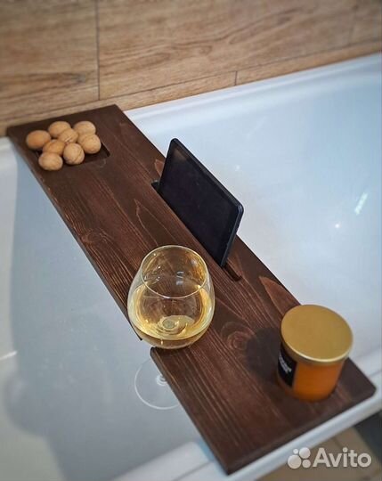 Столик поднос для ванной