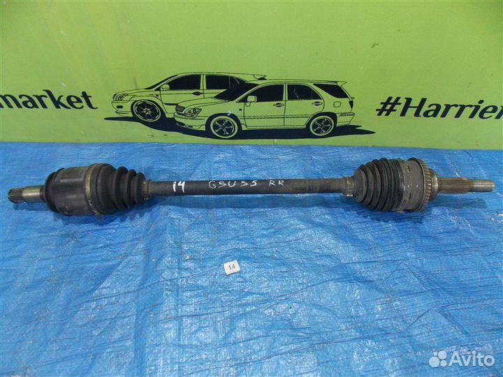 Привод задний Toyota Harrier MCU35 1MZ-FE 2004