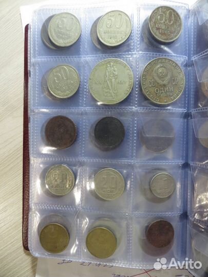 Альбом с монетами СССР