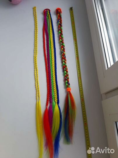 Коса на резинке