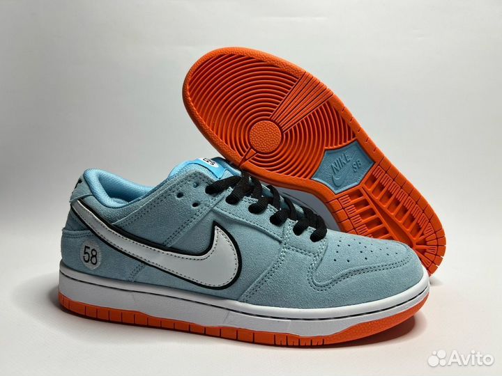 Кроссовки Nike sb dunk low club 58 gulf