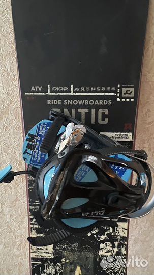 Сноуборд ride antic и ботинки K2