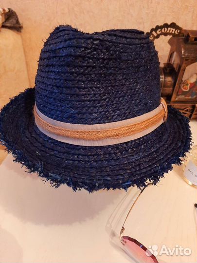 Шляпа из натуральной соломки