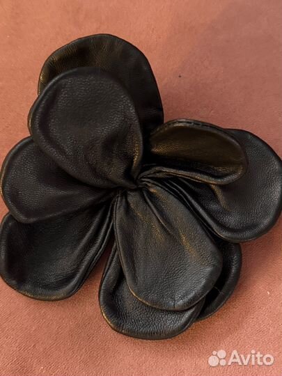 Кожаные розы нашивка на верхнюю одежду