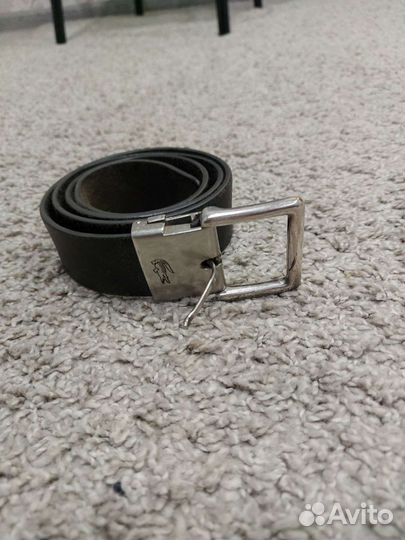 Оригинальный кожаный ремень Lacoste