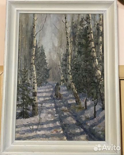 Картина. Пейзаж. Зима