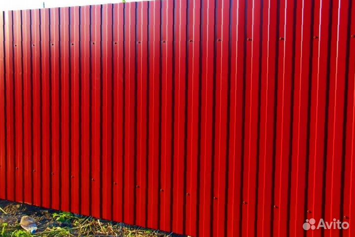 Забор из профнастила