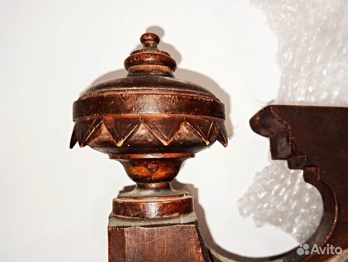 Зеркало старинное резьба фацет антиквариат 19 век