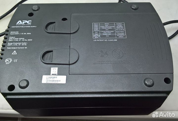 Ибп APC Back-UPS ES525 с 4 розетками без акб