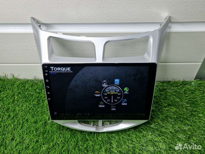 Магнитола Андроид на Хёндай Солярис 10дюймов