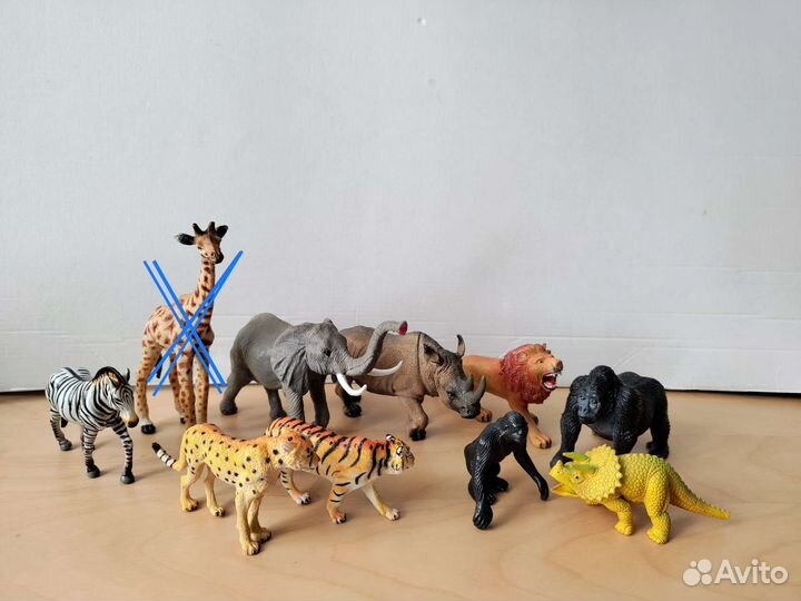 Игрушки фигурки животных