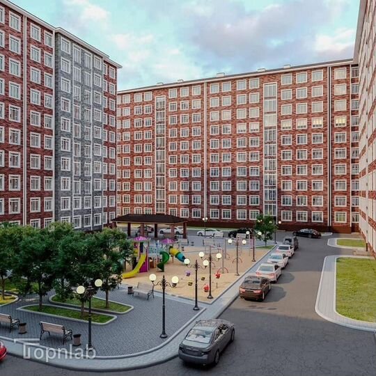2-к. квартира, 66,6 м², 2/11 эт.