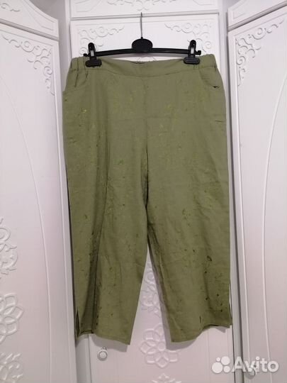 Капри женские 52 женские капри лен