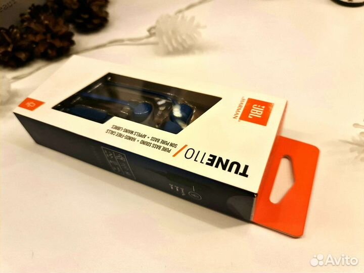 Наушники JBL Tune 110, синий