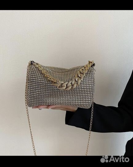Сумка женская новая нарядная золотая