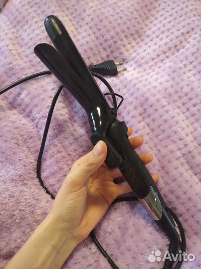 Щипцы для завивки волос/ плойка vitek электрощипцы