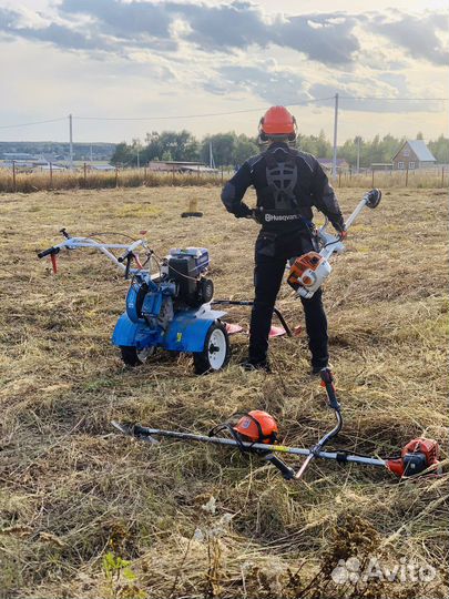 Покос травы,борщевик,бурьян,стрижка газона