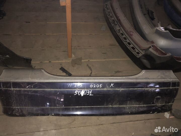 Бампер задний Mercedes Benz W203 2000-2006