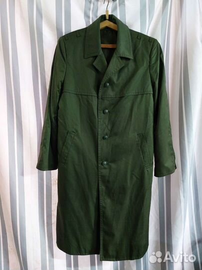 Плащ военный с жилеткой