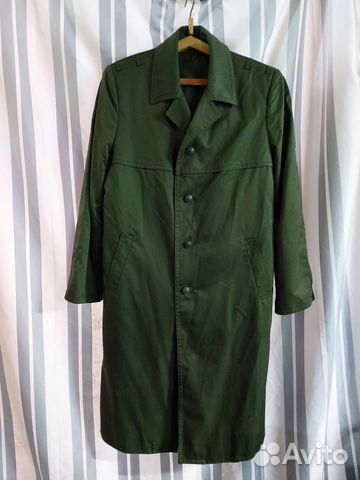 Плащ военный с жилеткой