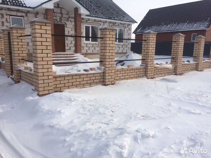 Лицевой кирпич Сливки Рустика меланж ГОСТ