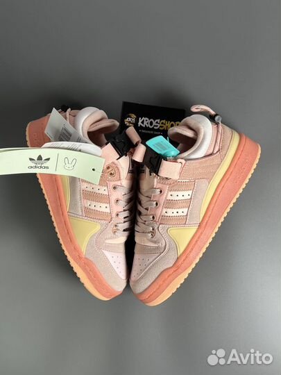 Кроссовки Bad Bunny x Adidas Forum Buckle Low Pink