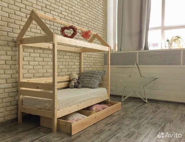 Кровать домик для детей