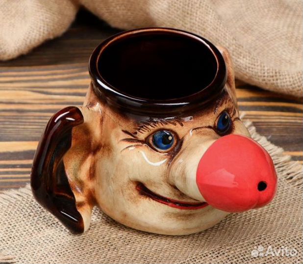 Кружка для напитков Ухо с носом