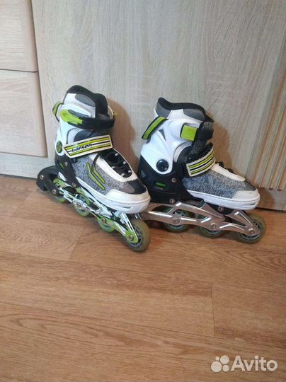 Роликовые коньки детские раздвижные