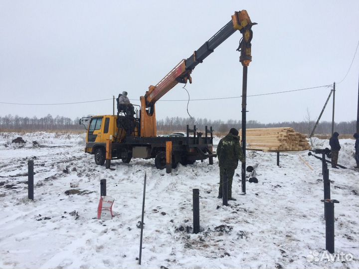 Винтовые сваи / Свайный фундамент под ключ