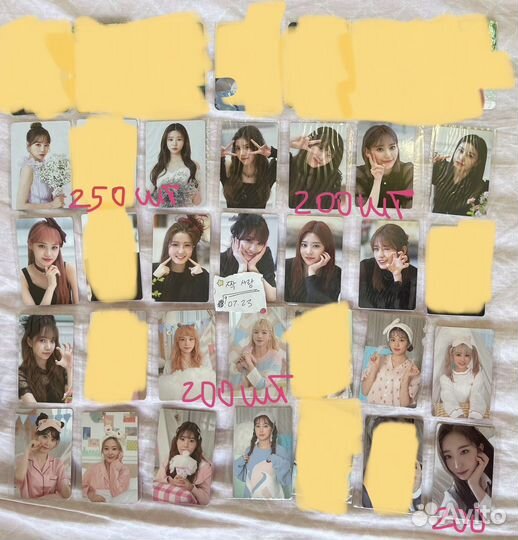 Карты blackpink, twice, iz*one и других