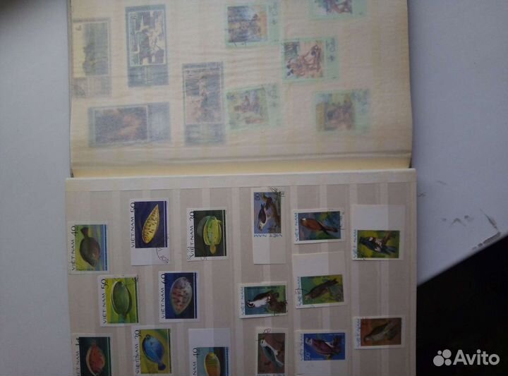 Альбом с марками времен СССР