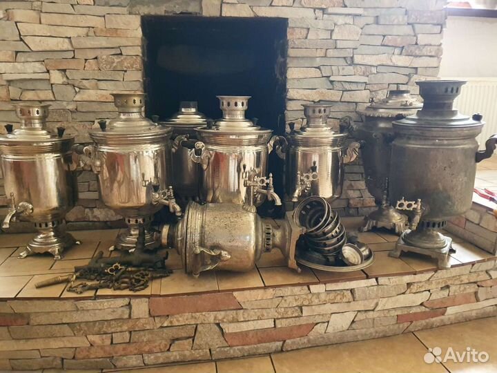 Самовар старинный антикварные СССР угольные