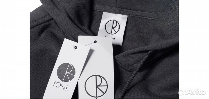 Худи polar темно-серая