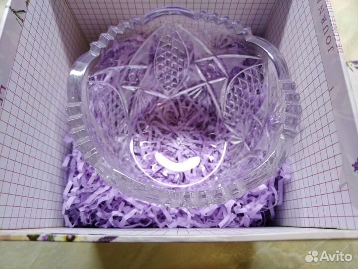 Хрустальная конфетница/салатник/ваза СССР