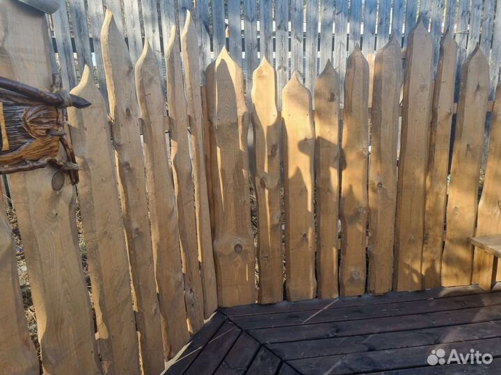 Деревянный забор