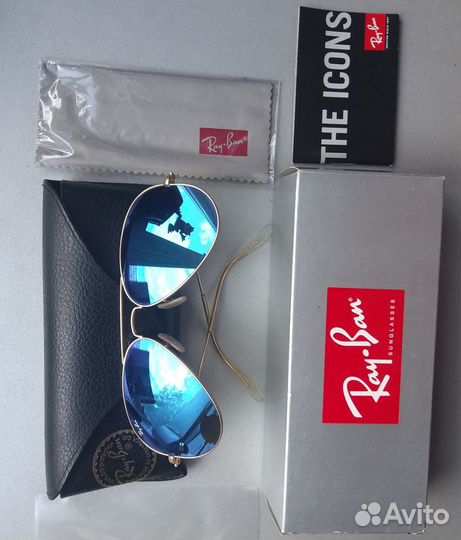 Новые Очки RayBan Aviator Оригинал Italy RB3025 G