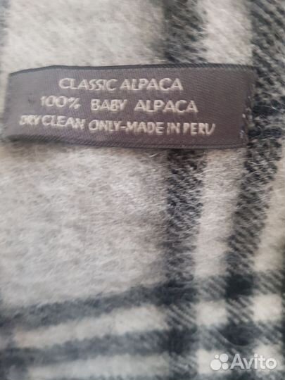 Шарф унисекс беби альпака