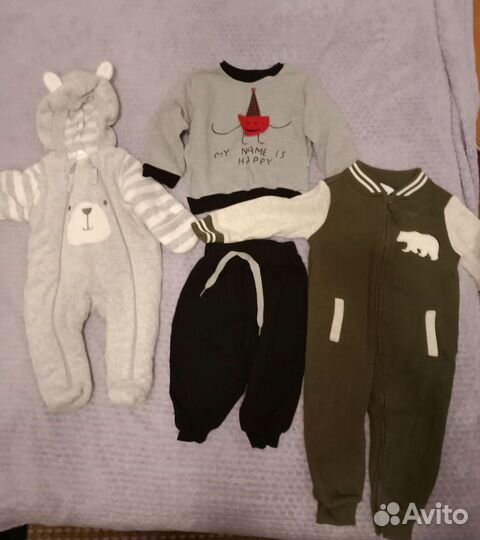 Пакет вещей для мальчика до 80 размера