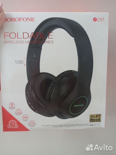 Описание Беспроводные наушники Borofone BO17, черн