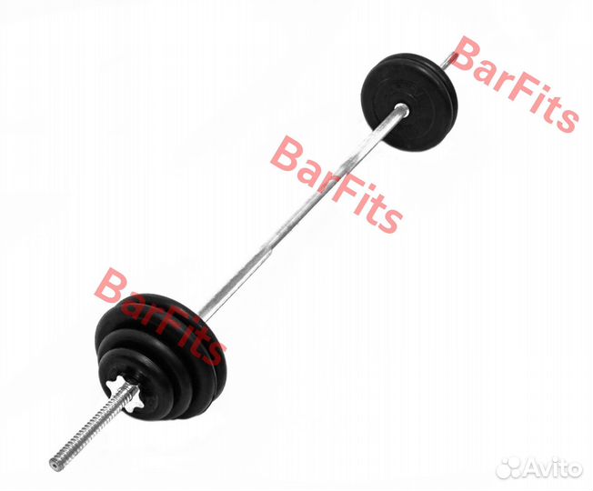 Штанга обрезиненная Антат 35кг