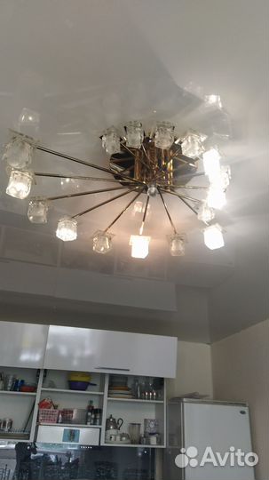 Люстра потолочная бу