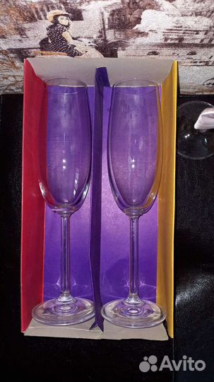 Свадебные бокалы 4шт