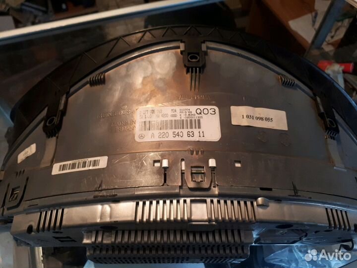 Щиток приборов Мерседес W220 w215