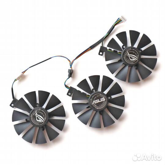Вентиляторы для Аsus Strix 87 88 мм новые