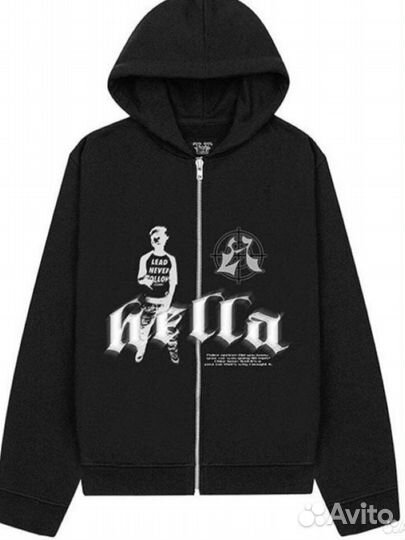 Зип худи hella