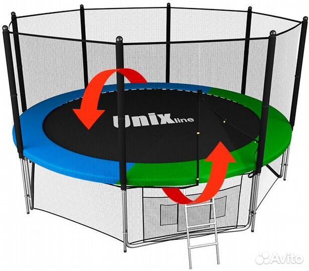 Батут unix line Classic 12 ft (outside)